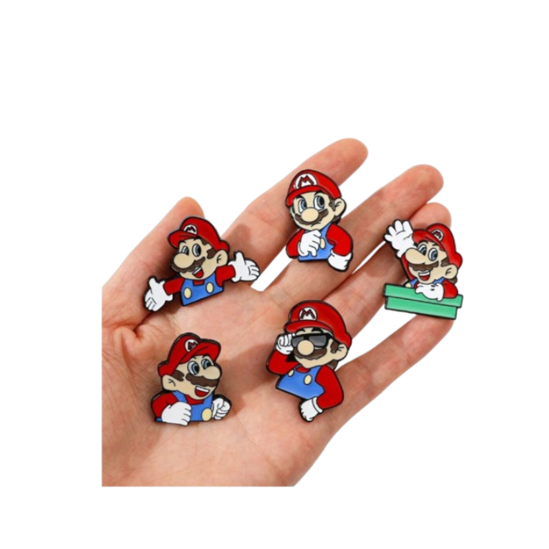 🎮 Broche Mario – Estilo Retro & Diseño Coleccionable