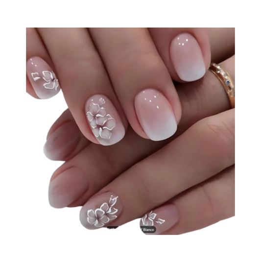 Diseño de Uñas Florales - Mezcla de Colores