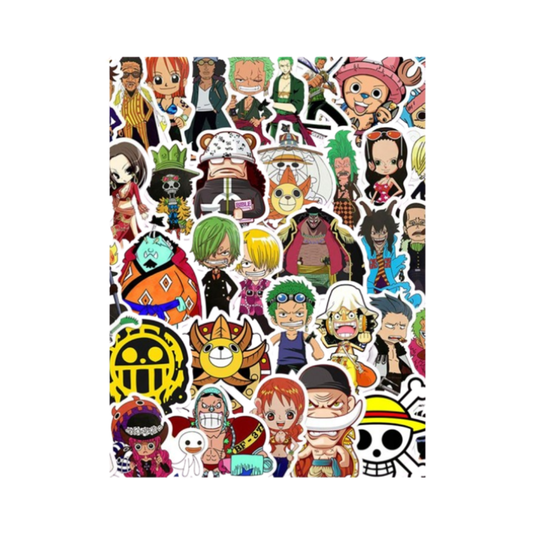 ☠️ Stickers One Piece – Pack de 10 Unidades & Estilo Aventurero