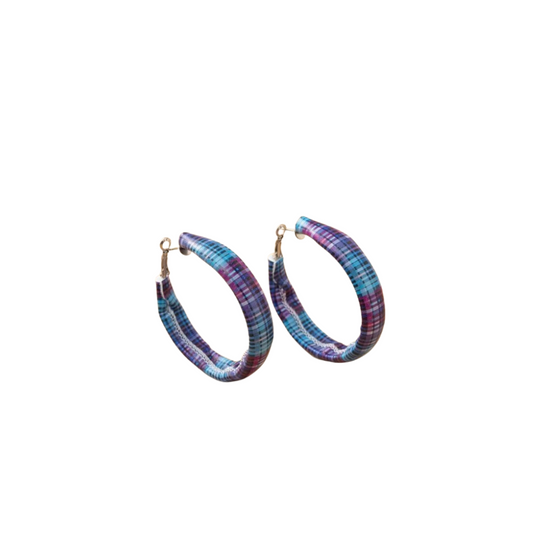 Aros con Estampado Multicolor