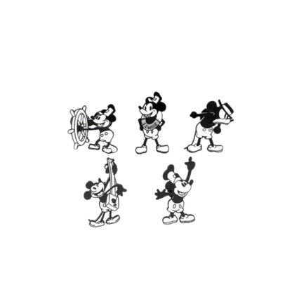🎩 Broches Mickey Vintage – Estilo Dulce & Diseño Coleccionable