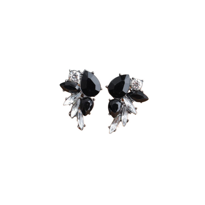 Pendientes Elegantes Blanco y Negro