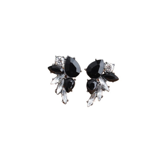 Pendientes Elegantes Blanco y Negro