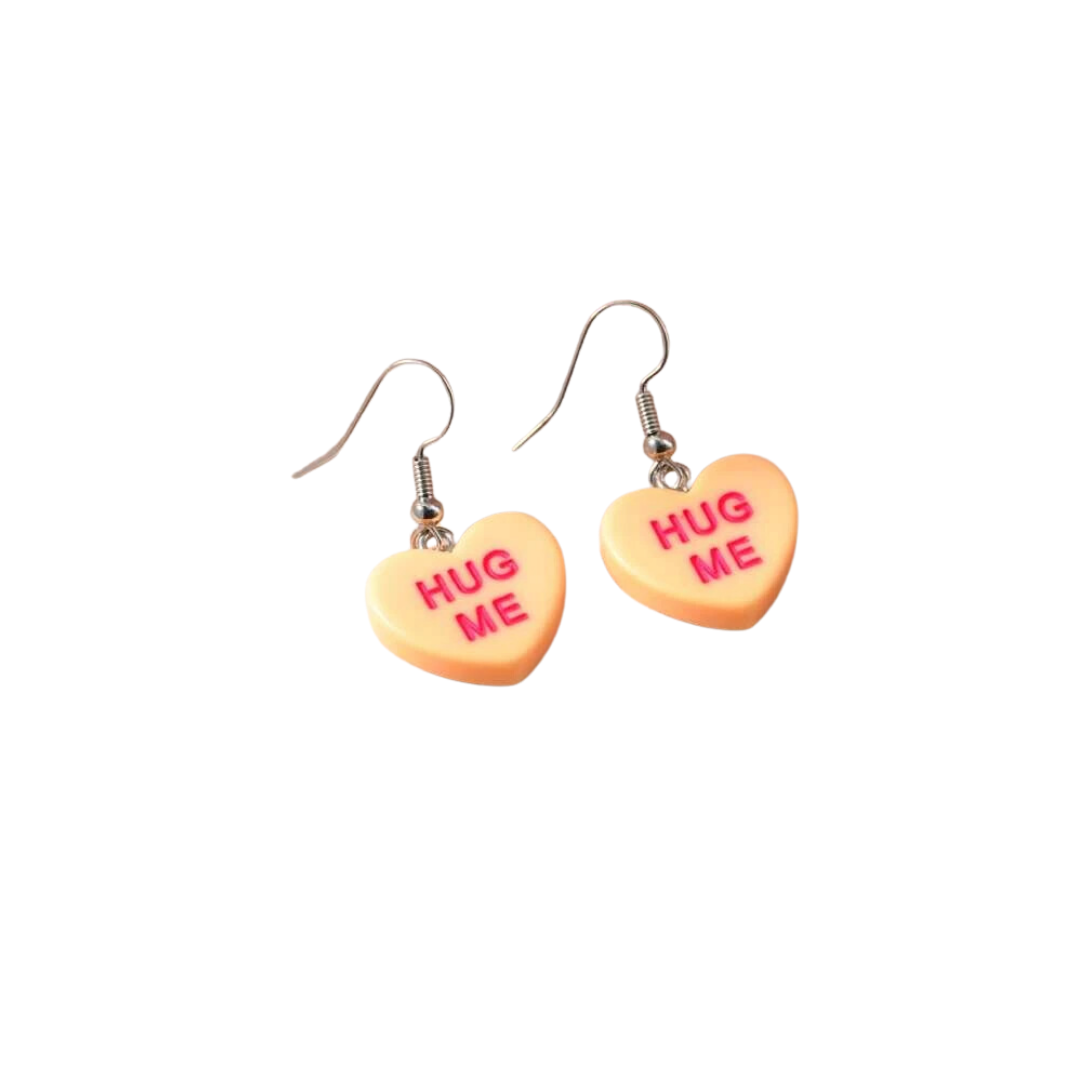 Pendientes en Forma de Corazón "Hug Me"