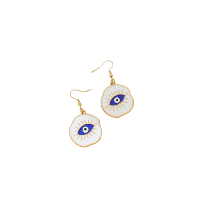 Pendientes con Diseño de Ojo Protector
