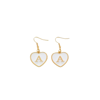 Pendientes de Corazón con Inicial