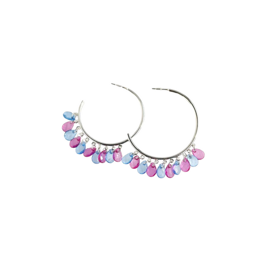 Pendientes con Detalles en Gota de Agua