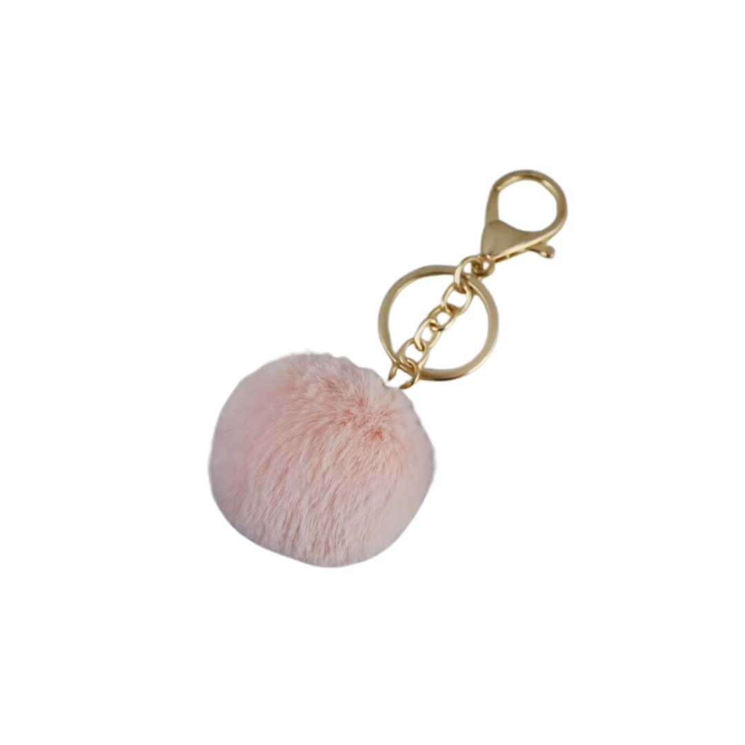 Llavero de Pompón Varios Colores