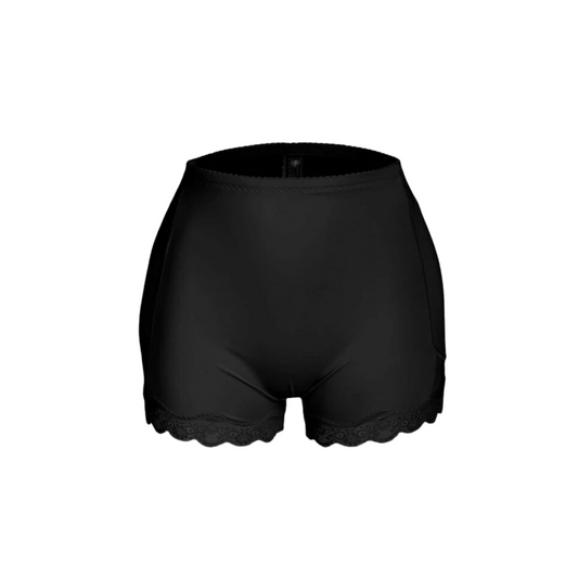 Shorts de Faja con Encaje Negro 🖤✨