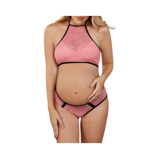 Conjunto Premamá de Lencería - Rosa