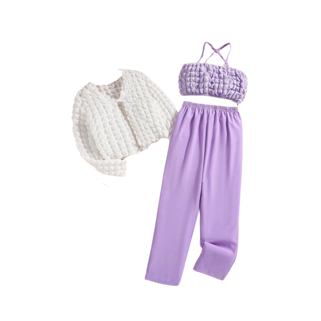 Conjunto Casual de 3 Piezas - Estilo Moderno