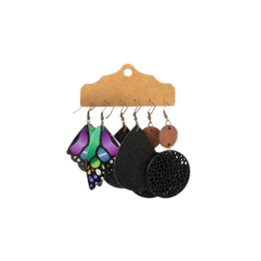 🎨 Set de Pendientes Bohemios – Tripack de Estilos Mixtos