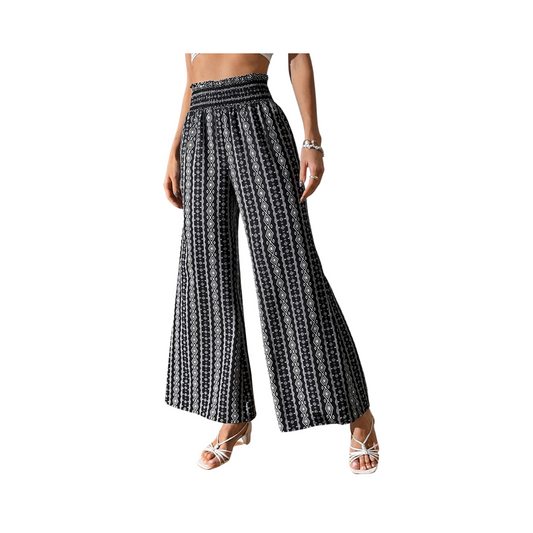 Pantalones Bohemios de Pierna Ancha