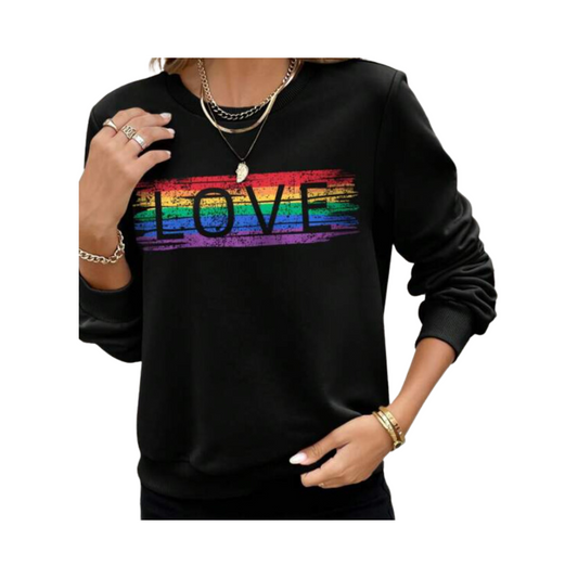 Sudadera con Estampado "LOVE"