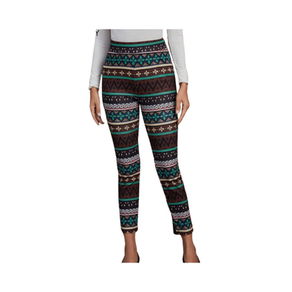 Leggings Tribales de Talle Alto Multicolor ✨