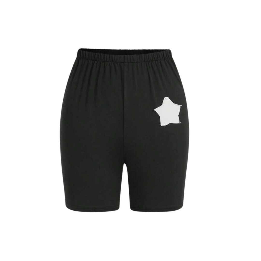 Shorts de Ciclismo con Parches Geométricos