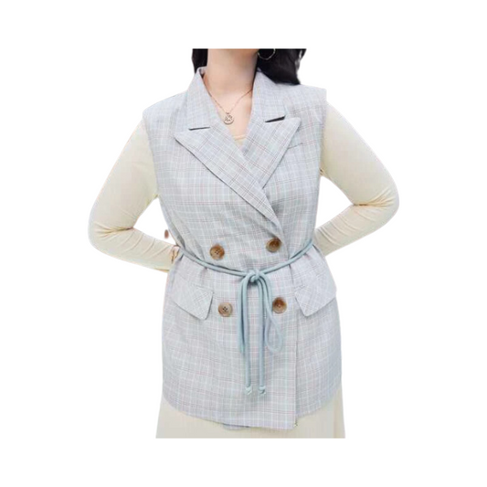 Chaqueta Elegante a Cuadros