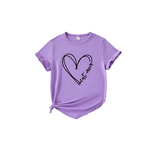 💜 Polera Morada "Cat Mom"