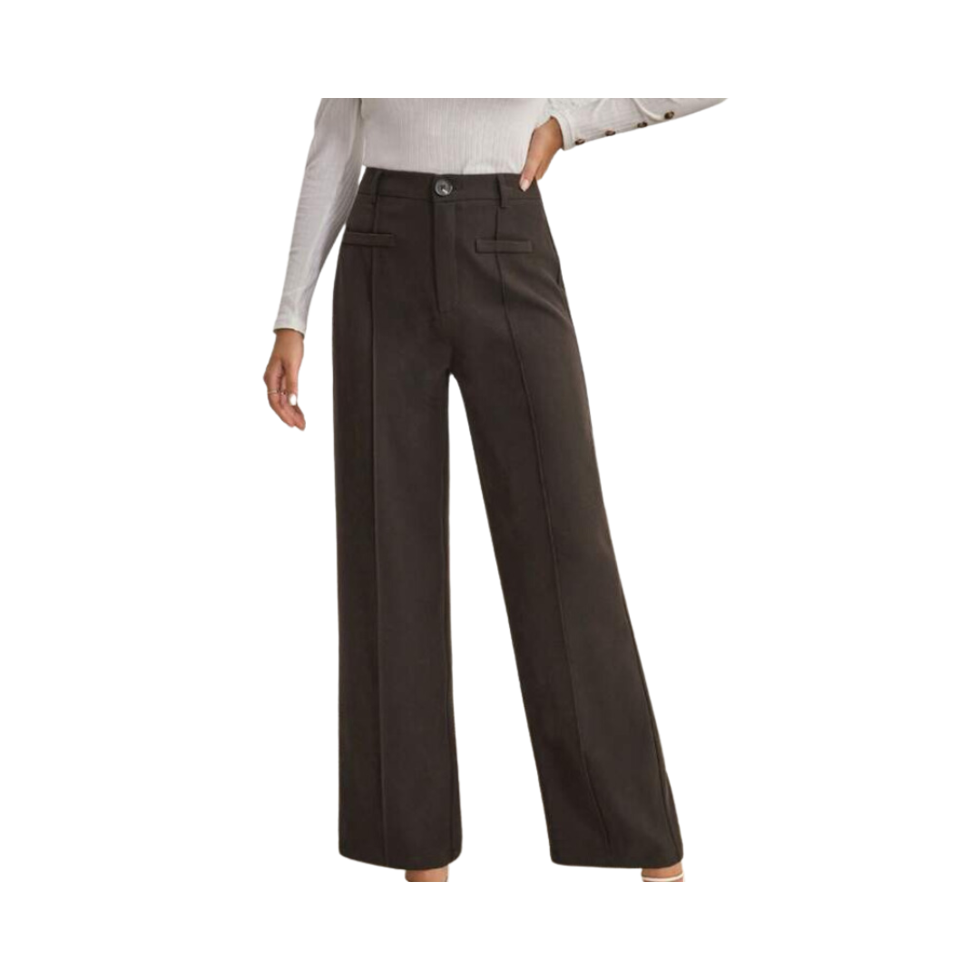 Pantalón de Pierna Recta Elegante