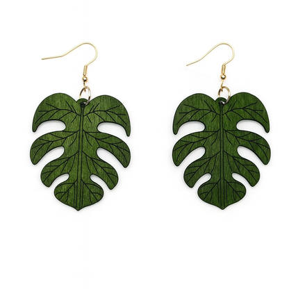 🌿 Pendientes Bohemios – Madera & Diseño Geométrico