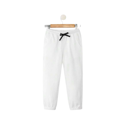 Jogger Casual de Algodón - Blanco