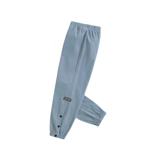 Jogger Casual con Detalles - Neblina Azul