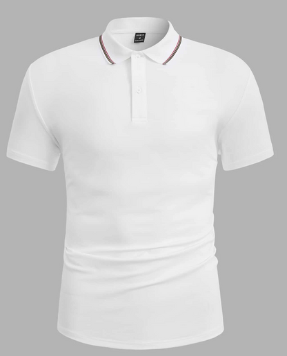 Polo Blanco Casual para Hombre