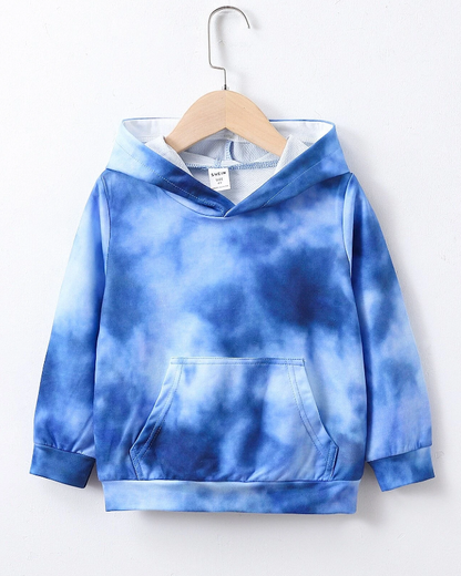 Sudadera Azul Tie-Dye para Niños
