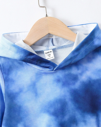 Sudadera Azul Tie-Dye para Niños