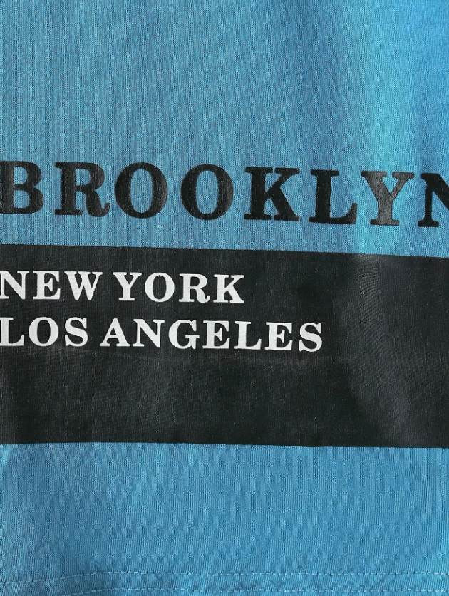 Conjunto Deportivo Azul con Estampado "Brooklyn"