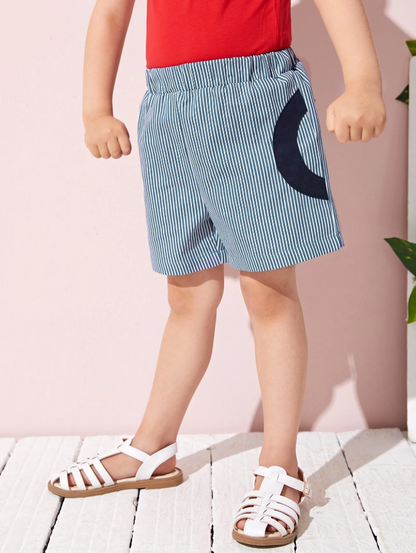Bermuda Casual de Rayas para Niños
