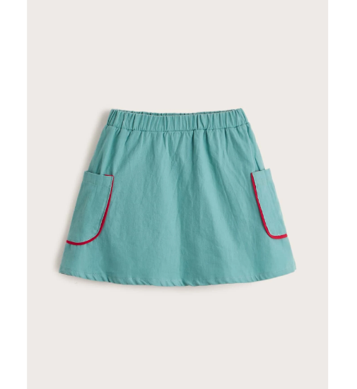 Falda Casual con Bolsillos para Niñas