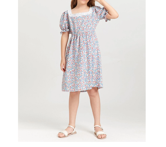 Vestido Dulce Floral de Margaritas para Niñas