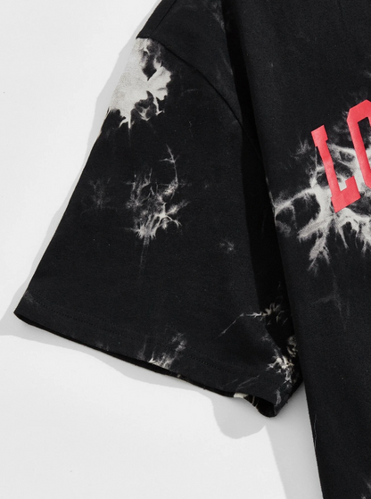 Camiseta "Los Angeles California" Estampado Tie-Dye