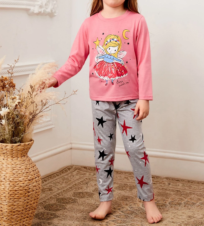 Conjunto Pijama Infantil de 2 Piezas