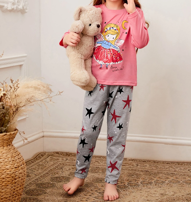 Conjunto Pijama Infantil de 2 Piezas