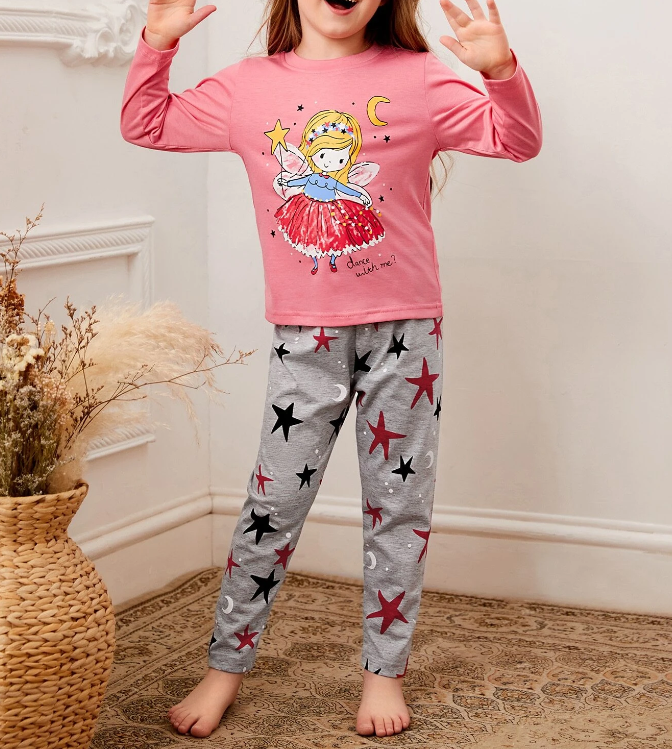 Conjunto Pijama Infantil de 2 Piezas
