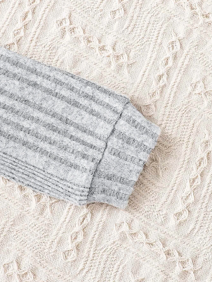 Vestido con Cinturón para Chicas - Gris