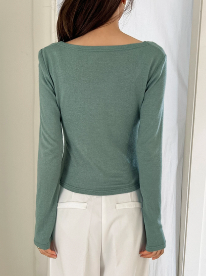 Blusa Casual con Detalle de Anilla