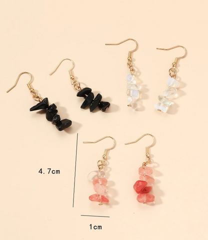 Pendientes Geométricos de Piedra