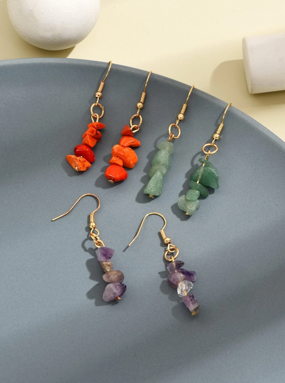 Pendientes Geométricos de Piedra