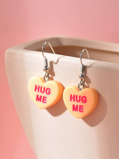 Pendientes en Forma de Corazón "Hug Me"