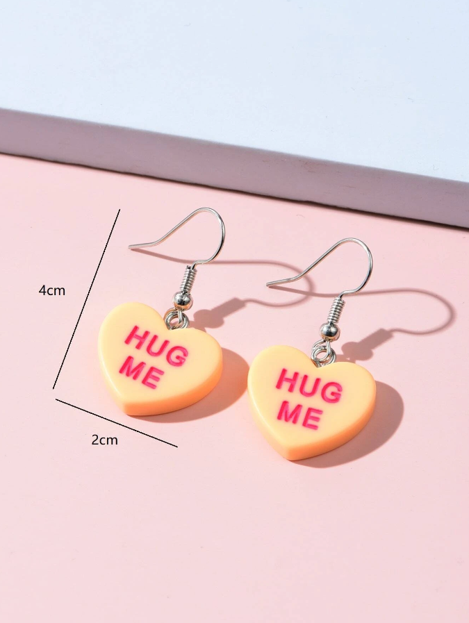Pendientes en Forma de Corazón "Hug Me"