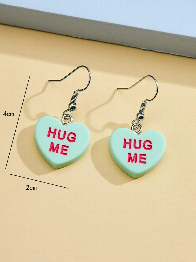 Pendientes en Forma de Corazón "Hug Me"