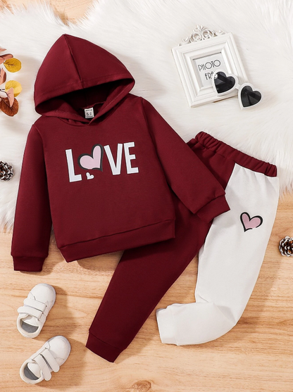 Conjunto Casual Infantil con Sudadera y Pantalón Deportivo