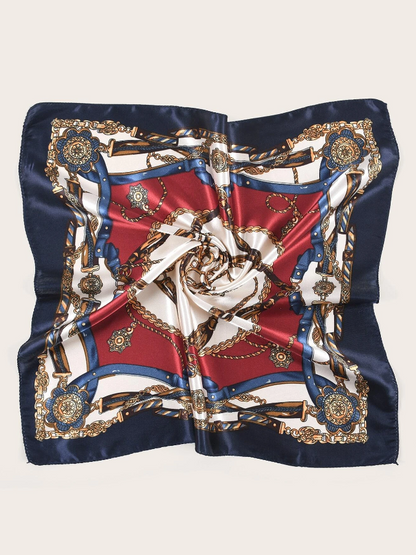 Pañuelo Elegante con Estampado Multicolor