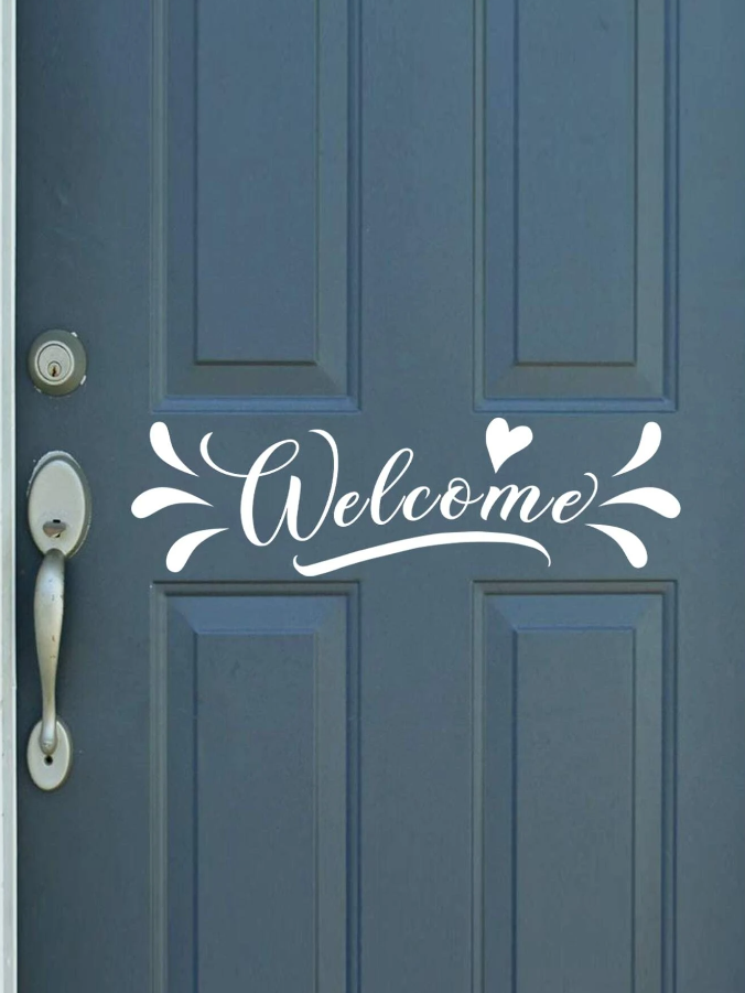 Adhesivo Decorativo "Welcome"