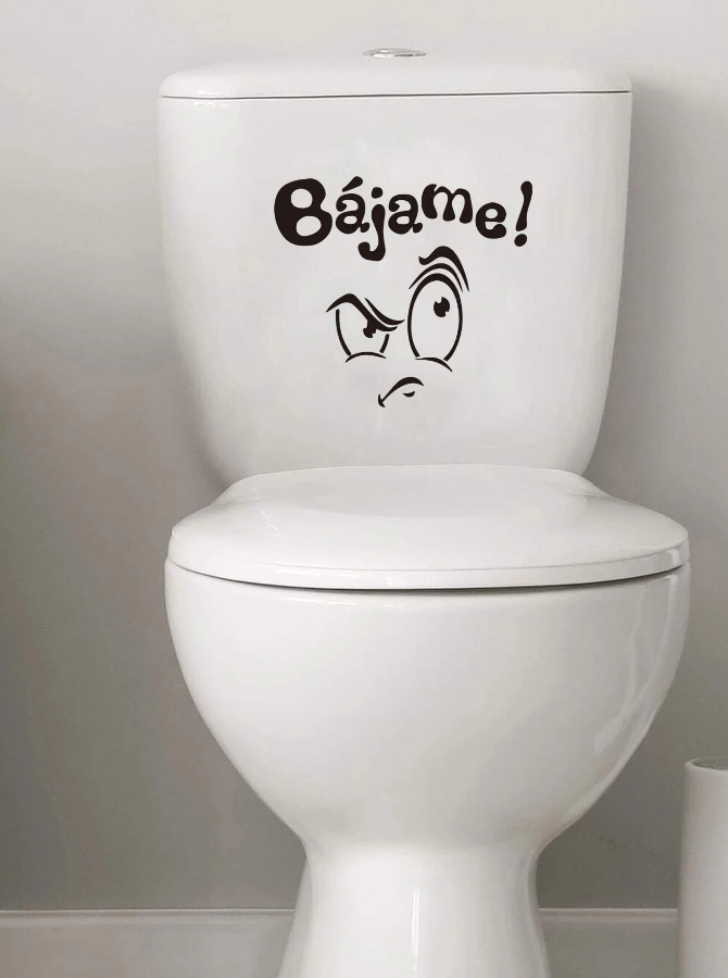 Pegatina Decorativa "Bájame"