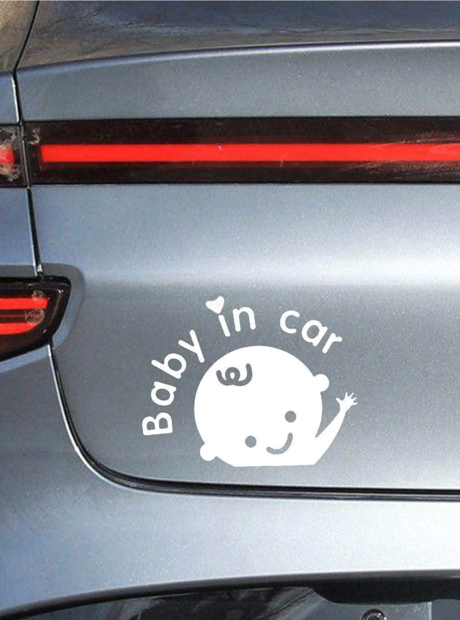 Pegatina de coche "Baby in Car"