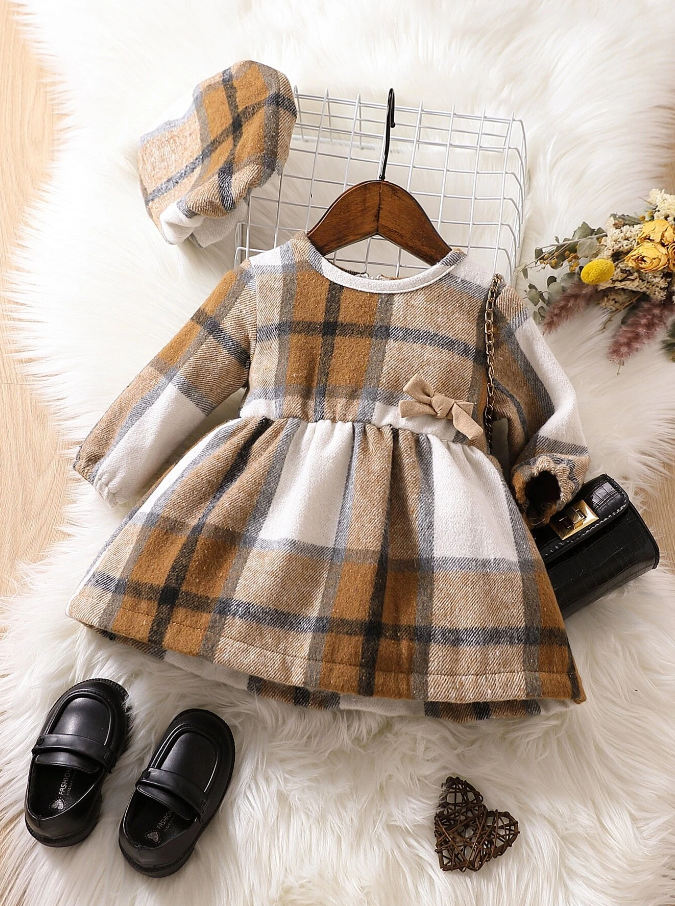 Vestido A Línea para Chicas - Multicolor